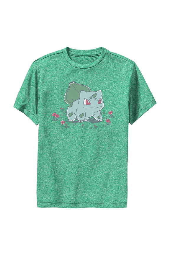 Boys Pokemon Bulbasaur Garden Performance Tee
