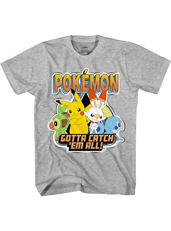 Boys Pokemon Charizard Short Sleeve T-Shirt- Little to Big Boys Sizes xs-xl