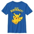 thumbnail image 1 of Boys Pokemon Pikachu It's My Birthday T Shirt, 1 of 5