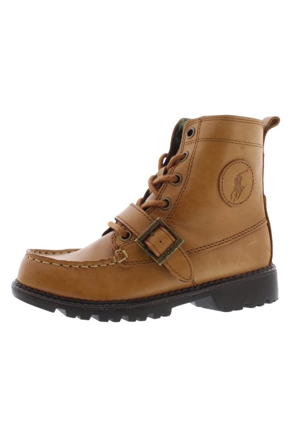 Ranger Hi II Boot Leather GS Girls Shoes Size 13, Color: Tan