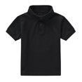 thumbnail image 1 of Boys Polo Shirt Boys Short Sleeve Shirt Boys Black Button up Shirt Toddler Boy Shirts for Boy 4-5 Years, 1 of 4