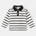 thumbnail image 1 of Boys Polo Shirt Long Sleeve Tops Collared Shirt Undershirt Plaid Shirt for Kids Boys 6-7 Years, 1 of 6