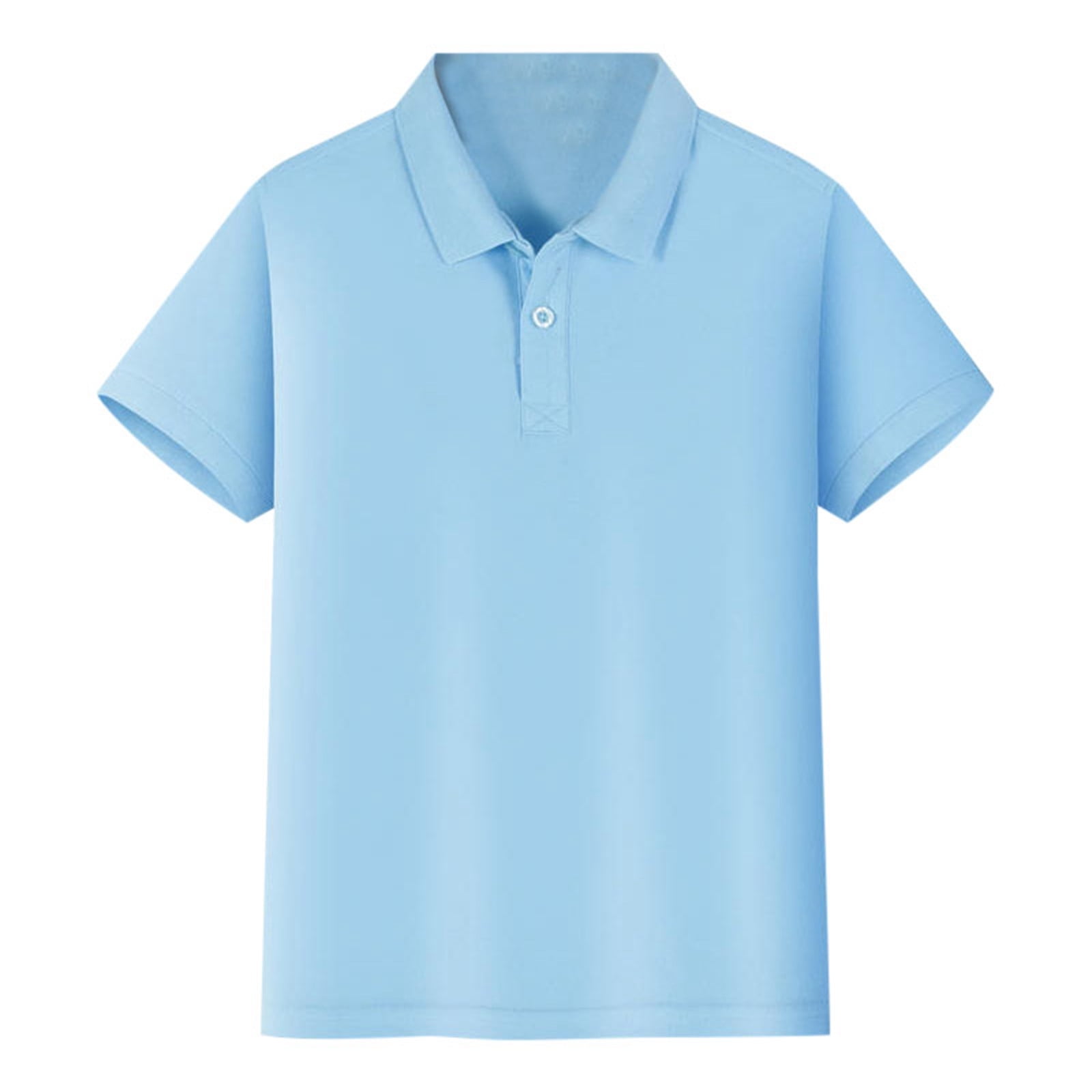 Polo Printed Shirt For Baby Boy In Blue Color