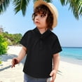 thumbnail image 1 of Boys Polo Shirt Short Sleeve Tops Casual Collared Shirts Rugby Shirts for Little Boys 3-4 Years, 1 of 4