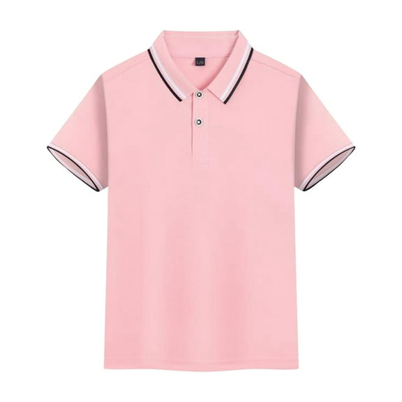 Boys' Polo Shirt Solid With Short Sleeves Polo Shirt Rugby Shirts L14 Boys Fashion