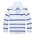 thumbnail image 1 of Boys Polo Shirts Casual Comfy Collared Shirts Long Sleeve Christmas Shirts Christmas Polo Shirt for Little Boys 13-14 Years, 1 of 2