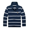 thumbnail image 1 of Boys Polo Shirts Casual Comfy Collared Shirts Long Sleeve Polo Winter Shirt for Little Boys 10-11 Years, 1 of 2