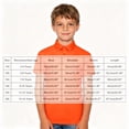 thumbnail image 1 of Boys Polo Shirts Orange Button Down Girls Short Sleeve Shirts 100 Days of School Shirt Casual Collared Shirt Kids Girls Shirts Size 5-6 Years, 1 of 5