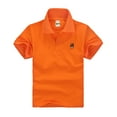 thumbnail image 1 of Boys' Polo Shirts Short Sleeve Uniform Shirt Button Down Boys Golf Shirt, 1 of 2