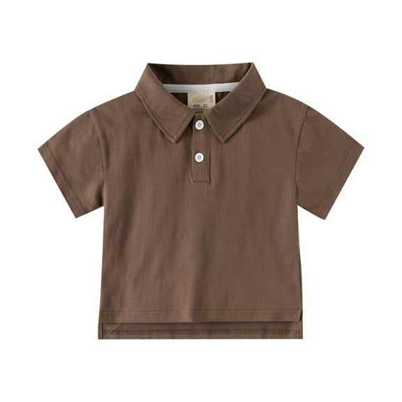 Boys Polo Shirts Solid Shirt Boys Summer Shirt Kids Short Sleeve Shirts 5-6 Years Boys Fashion