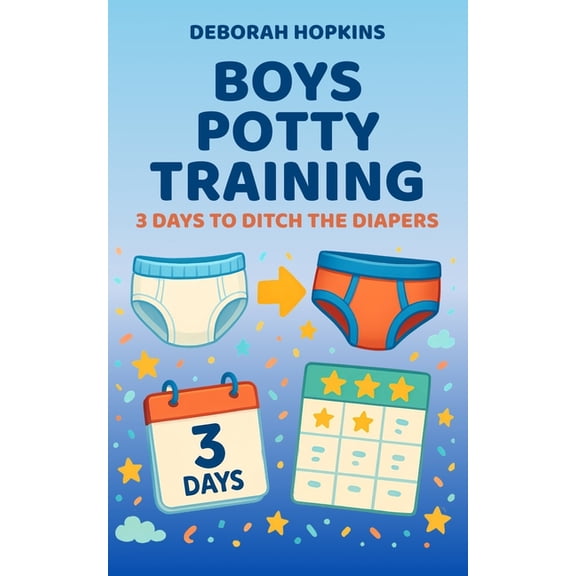 Boys Potty Training: 3 Days To Ditch The Diapers, (Paperback)