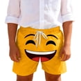 thumbnail image 1 of Boys Print Swim Trunks Orange Quick Dry Stretch Polyester Spandex Adjustable Drawstring Elastic Waist Kids Beach Pool Water Park Wear for 5-14 Years Old,Size 9 T, 1 of 6
