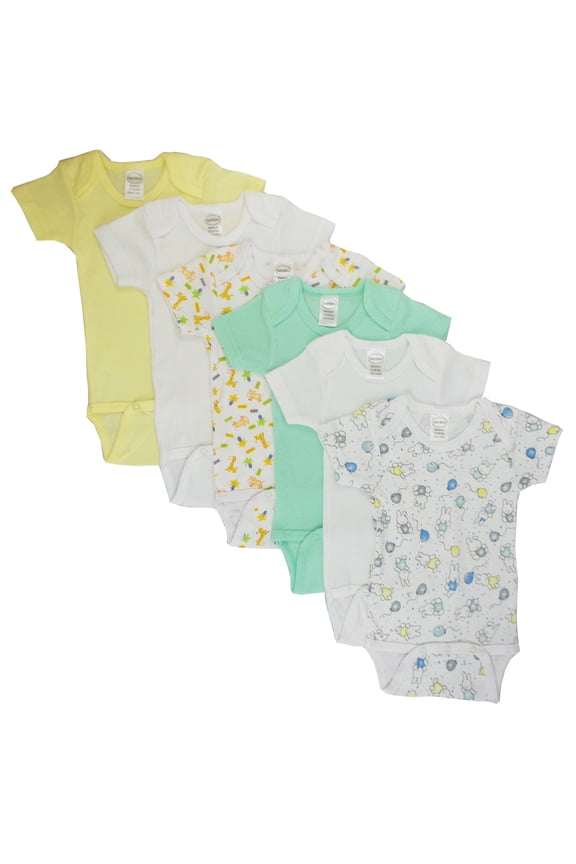 Boys' Printed Short Sleeve 6 Pack