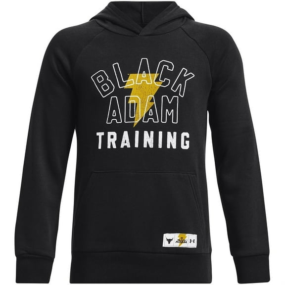 Boys' Project Rock Rival Fleece Black Adam Hoodie