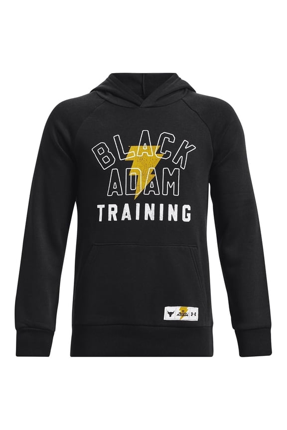 Boys' Project Rock Rival Fleece Black Adam Hoodie