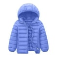thumbnail image 1 of Boys Puffer Coat Boy Winter Coat With Pocket Zip up Winter Hoodies Coat Windproof Warm Child Winter Coat for Little Boys 4-5 Years, 1 of 3