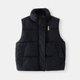 thumbnail image 1 of Boys Puffer Vest Black Vest Kids Full-Zip Lightweight Waterproof Sleeveless Outwear Kids Winter Vest 3-4 Years, 1 of 2