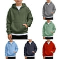 thumbnail image 1 of Boys Quarter Zip Knit Sweatshirt Solid Long Sleeve Pullover Casual Athletic Sweatshirt Kids 1/4 Hoodie Light Green 5 Y-6 Y, 1 of 4