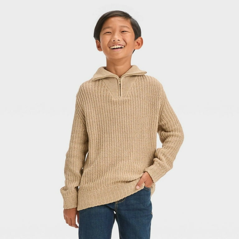 Cream sweater boys sale