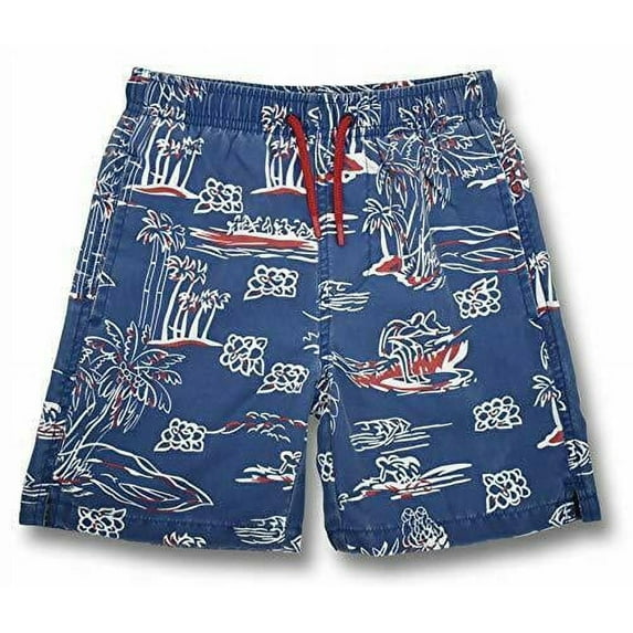 INGEAR Little Boys Quick Dry Beach Board Shorts Kids Swim Trunks UPF 50+ Swimsuit with Pockets