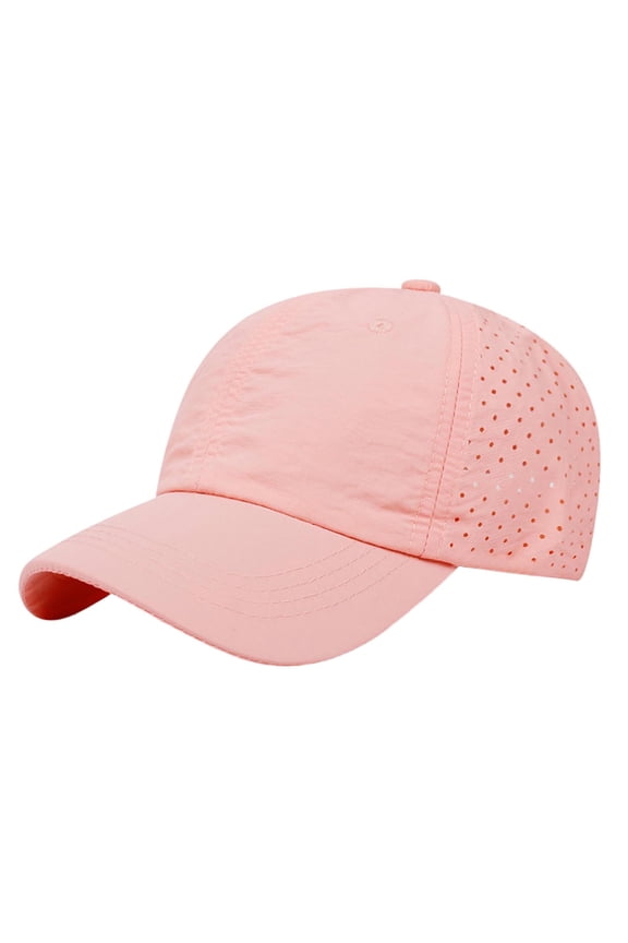 Boys Quick Dry Cotton Baseball Hats Sun Protection Eyelet Caps Performance Hat for Outdoor Activity for 2-6 Years