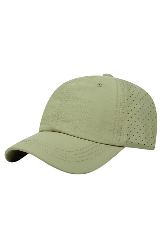 Boys Quick Dry Cotton Baseball Hats Sun Protection Eyelet Caps Performance Hat for Outdoor Activity for 2-6 Years