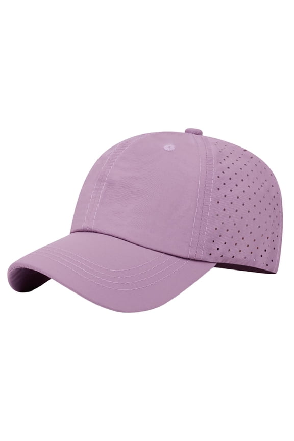 Boys Quick Dry Cotton Baseball Hats Sun Protection Eyelet Caps Performance Hat for Outdoor Activity for 2-6 Years