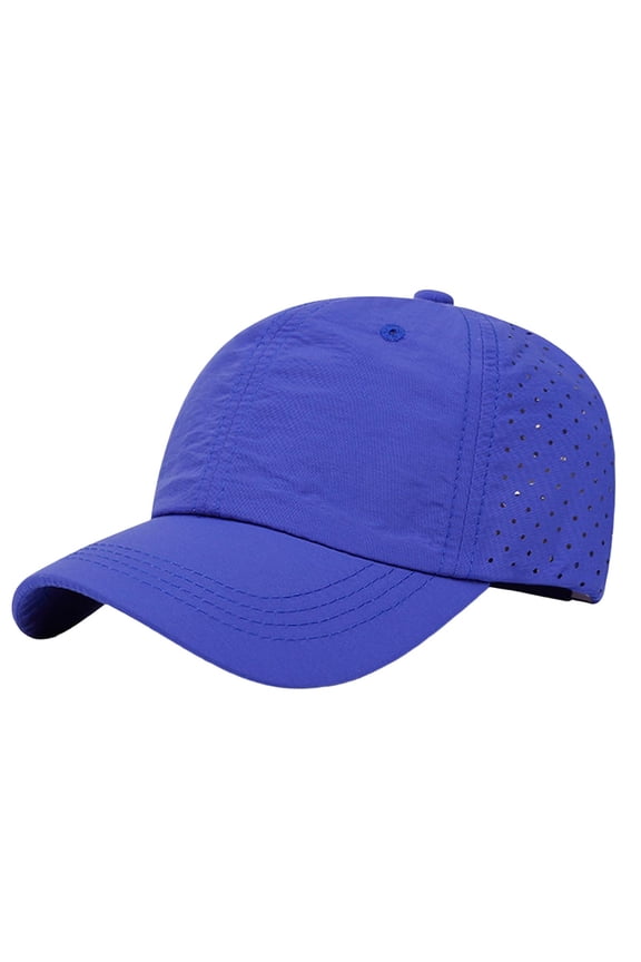 Boys Quick Dry Cotton Baseball Hats Sun Protection Eyelet Caps Performance Hat for Outdoor Activity for 2-6 Years