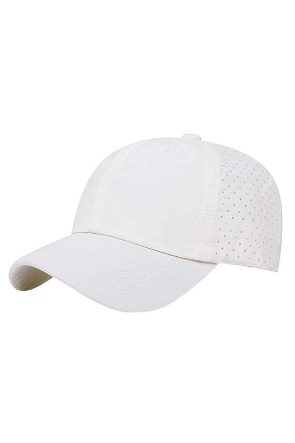 Boys Quick Dry Cotton Baseball Hats Sun Protection Eyelet Caps Performance Hat for Outdoor Activity for 2-6 Years
