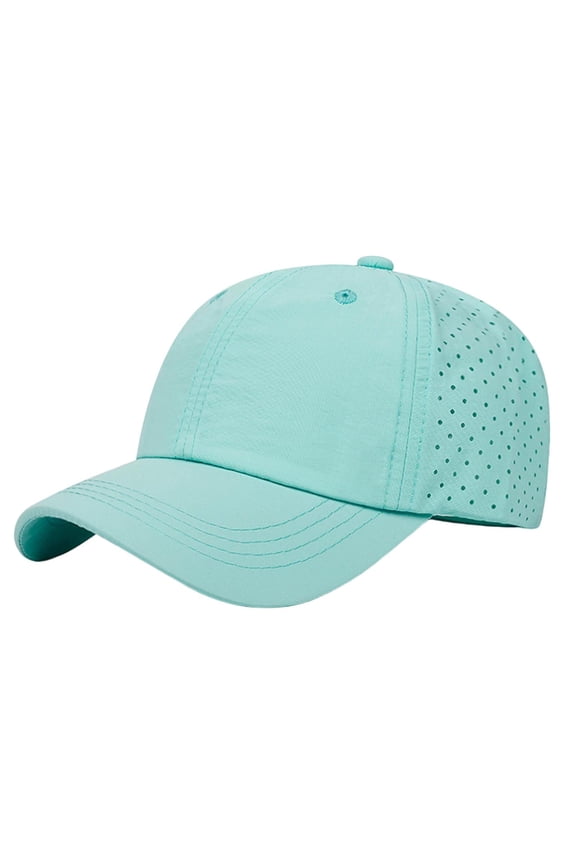 Boys Quick Dry Cotton Baseball Hats Sun Protection Eyelet Caps Performance Hat for Outdoor Activity for 2-6 Years