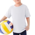 thumbnail image 1 of Boys' Quick-Dry Rash Guard Swim Shirt – Short Sleeve UPF Sun Protection Water Top, Lightweight Breathable Athletic Tee for Toddlers & Kids, Stretchy Raglan Sleeve Summer Shirt for Beach, Pool & Play, 1 of 2