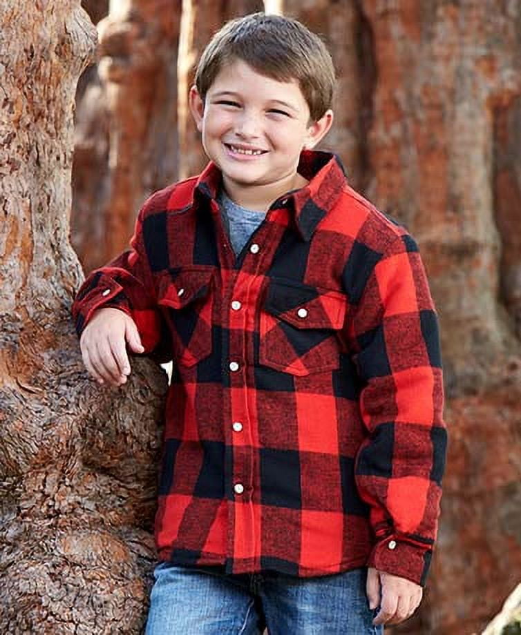 Boys lumberjack best sale jacket