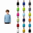 thumbnail image 1 of Boys Raglan Long Sleeve Rash Guard Swim Shirt, Kids Quick Dry Solid Color Sun Protection Beach Swim Top for 3-12 Years Multiple Colors, 1 of 8