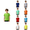 thumbnail image 1 of Boys Raglan Short Sleeve Rash Guard Swim Shirt, Kids Quick Dry Solid Color Sun Protection Beach Swim Top for 3-12 Years Multiple Colors, 1 of 4