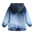 thumbnail image 1 of Boys Rain Jacket Kid Lightweight Windbreaker Jacket Gradient Waterproof Hooded Raincoat Outdoor Full Zip Coats for Boys Girls, 1 of 9