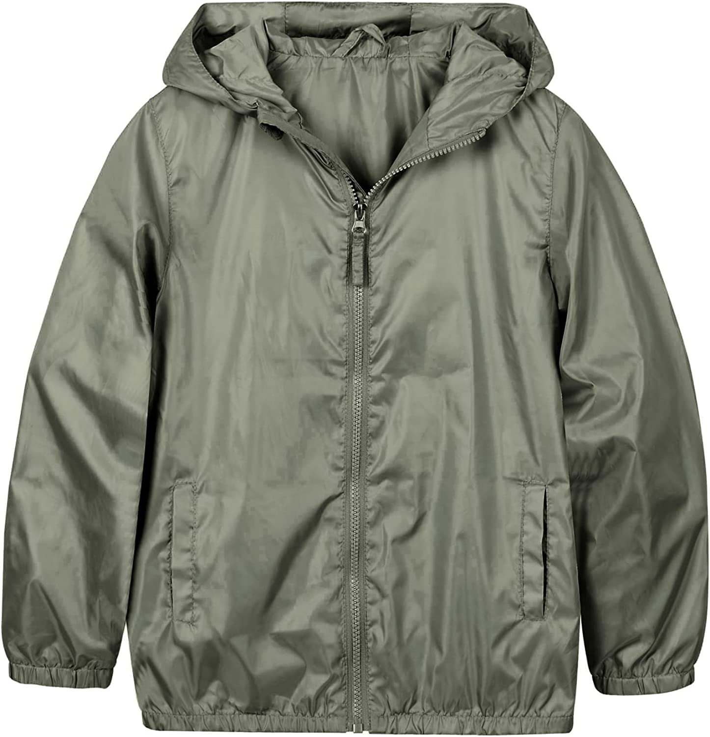 Boys Rain Jacket Lightweight Rain Coats for Kids Boy Waterproof Jacket