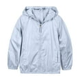 thumbnail image 1 of Boys Rain Jacket Lightweight Rain Coats for Kids Boy Waterproof Jacket Light Grey 14, 1 of 6