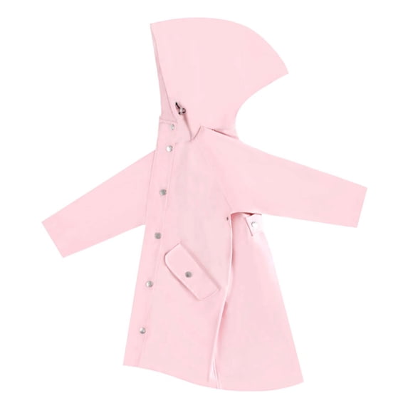 Boys Rain Wear Lightweight Rain Jacket Hooded Long Windbreaker for Outdoor Adventures and Play