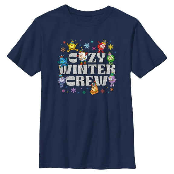 Boys Rainbow Brite Cozy Winter Sprites Crew T Shirt