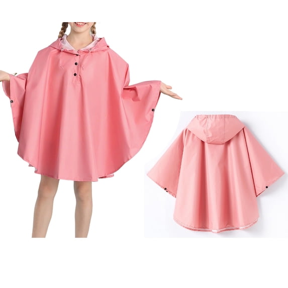 Boys Raincoat Lightweight Waterproof Boys Rain Jacket Reusable Kids Ponchos with Hood Light Rain Jacket 3-5 Years