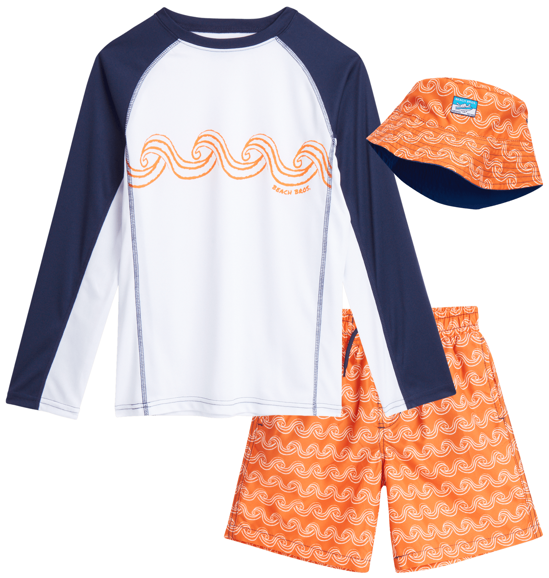 boys-rash-guard-set-3-piece-upf-50-rash-guard-swim-shirt-bathing