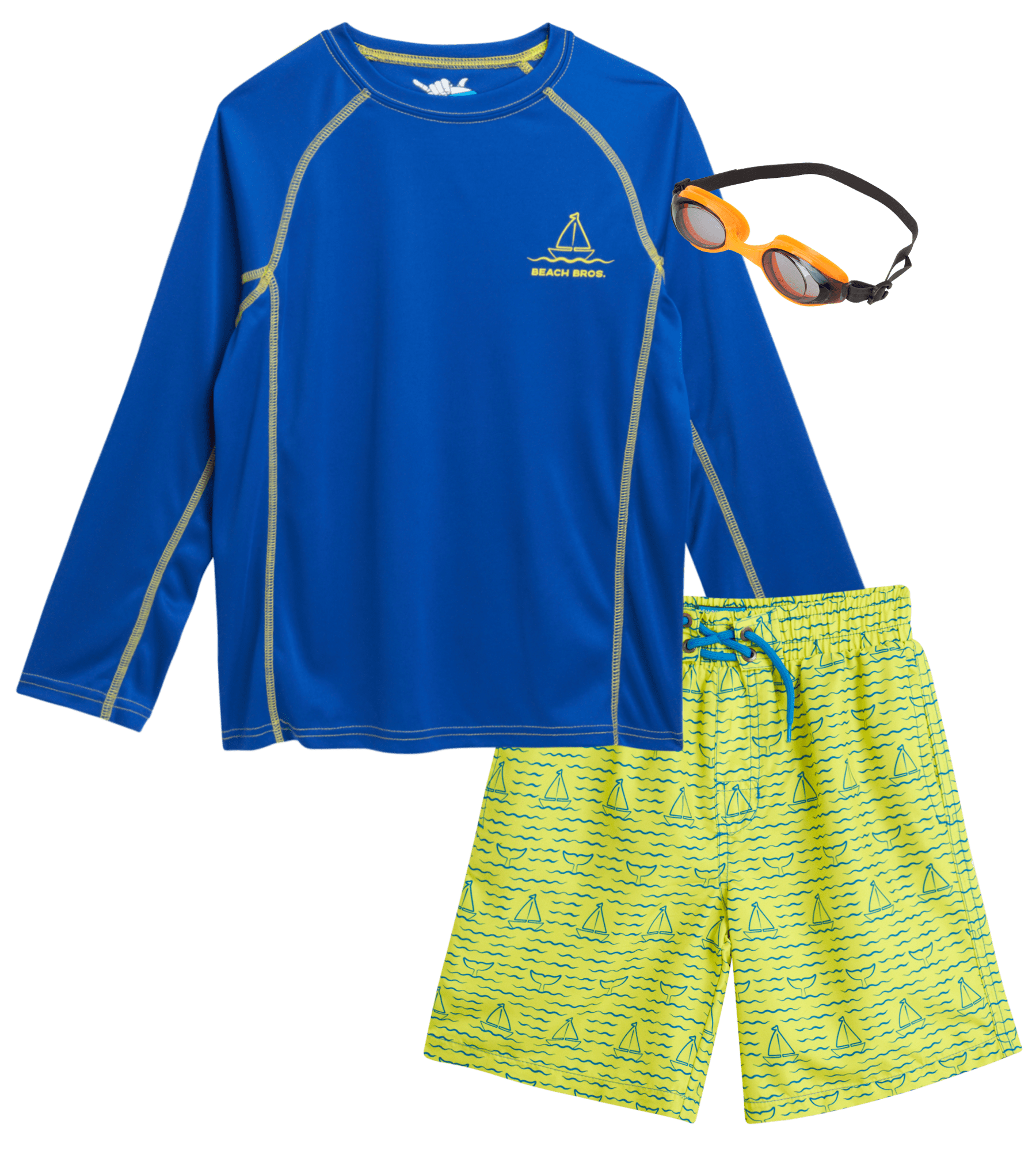 boys-rash-guard-set-3-piece-upf-50-rash-guard-swim-shirt-bathing