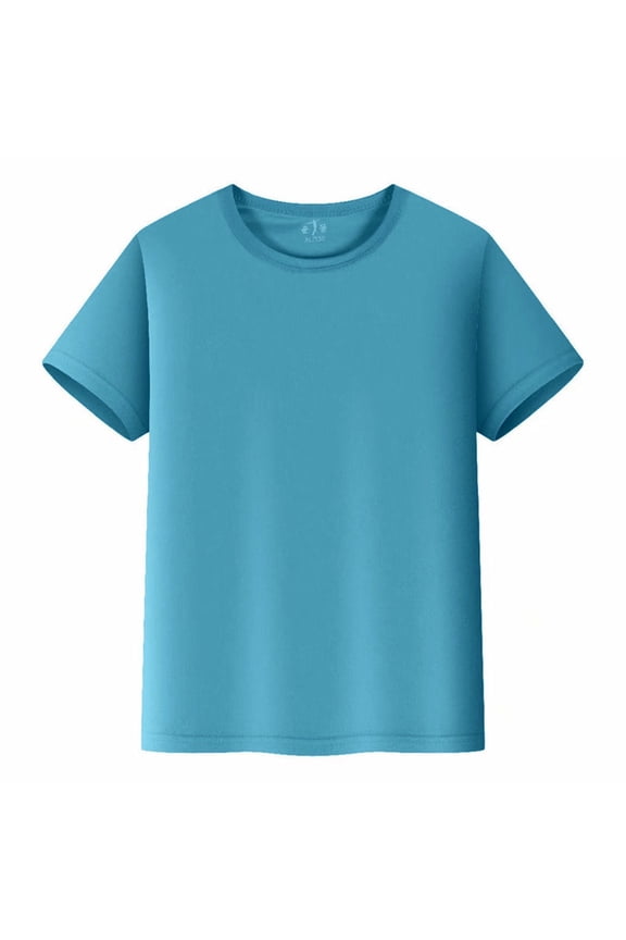 Boys Rash Guard Swim Shirt Neon Shirts Kids Youth Short Sleeve Athletic T-Shirts for Boys Girls Size 4 Y-5 Y