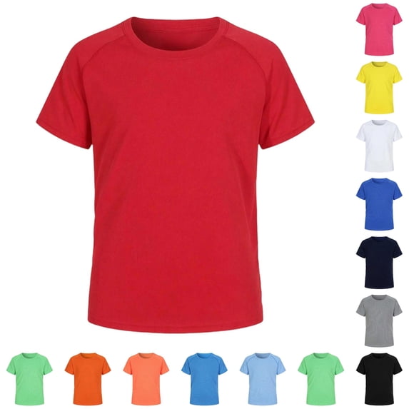 Boys Rash Guard Swim Shirt Short Sleeve Sun Protective Top For Toddler Kids Youth Pool Beach And Water Play