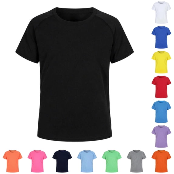 Boys Rash Guard Swim Shirt Short Sleeve Sun Protective Top For Toddler Kids Youth Pool Beach And Water Play