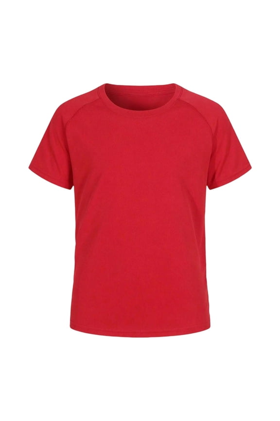 Boys Rash Guard Swim Shirt Short Sleeve Swimwear Toddler Kids Youth Rashguard Water Shirt Shirt(z1 Red,7-8 Years)