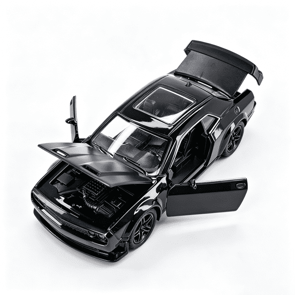 Boys' Realistic Collectible Alloy Spring-Powered Racing Car Toy Children's Model Car Gift for Kids