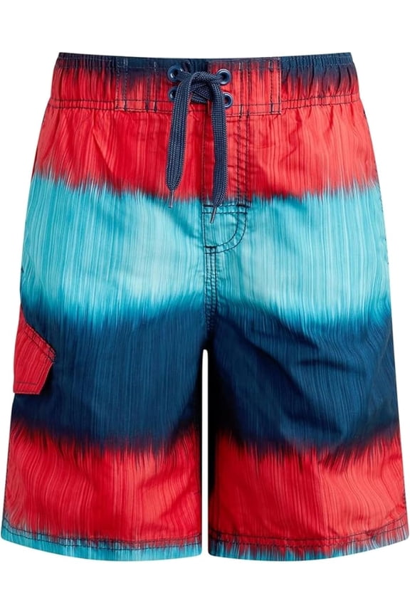 Boys Reflection Quick Dry UPF 50+ Beach Swim Trunk