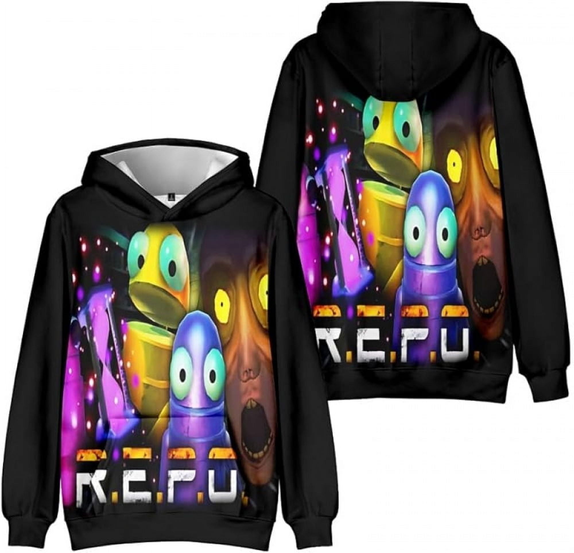 Boys Repo Game 3D Figure Printed Sweatshirt for Fans Gift Kids R.E.P.O ...