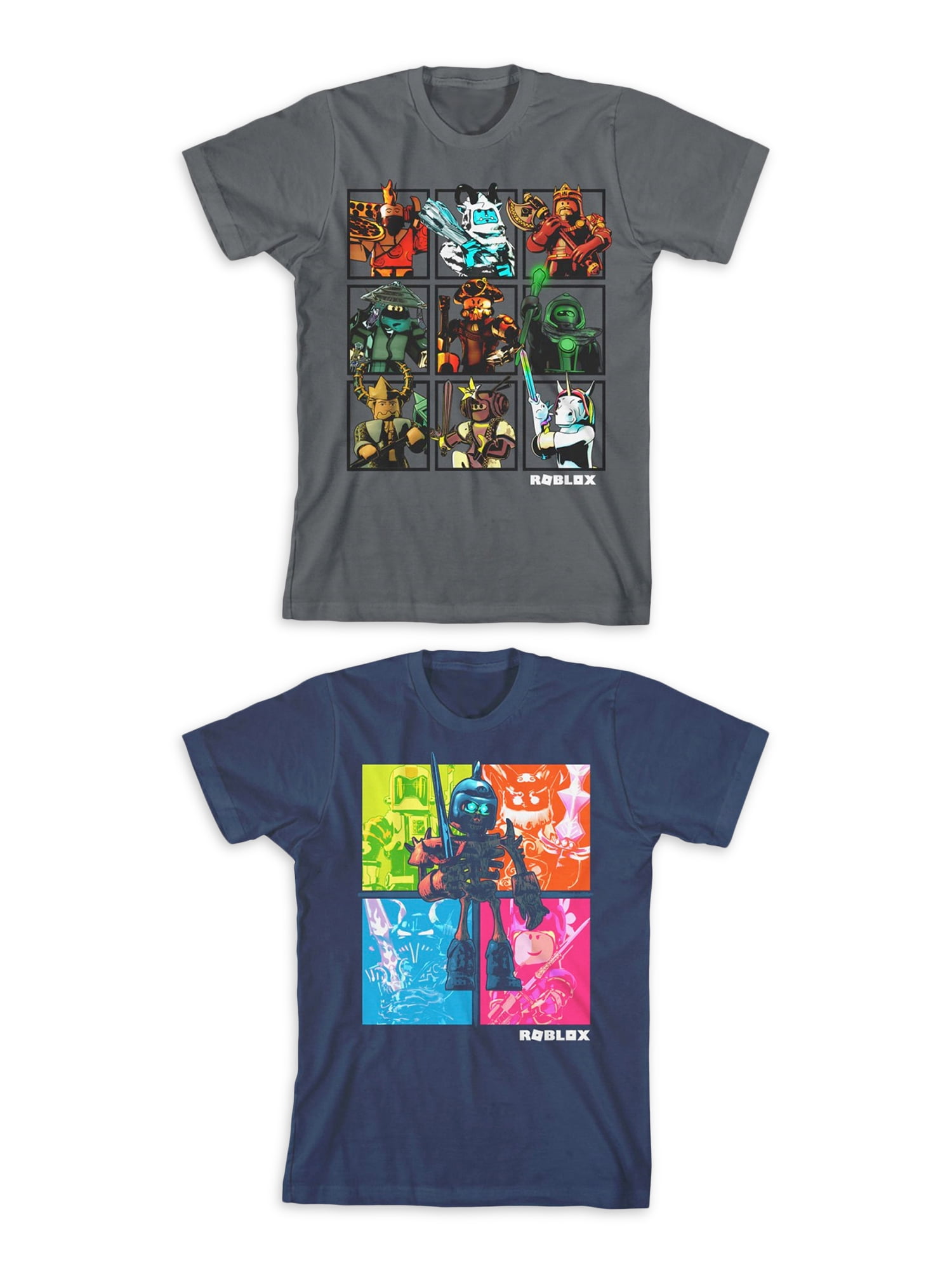 Roblox Short Sleeve Graphic T-shirts, 2-Pack Set (Little Boys & Big Boys)